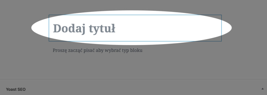 dodaj tytuł