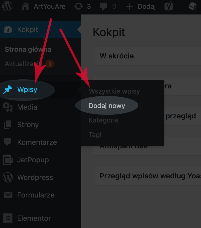 dodaj nowy wpis